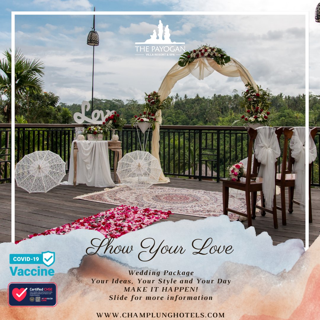 Show Your Love Wedding Package Flyer